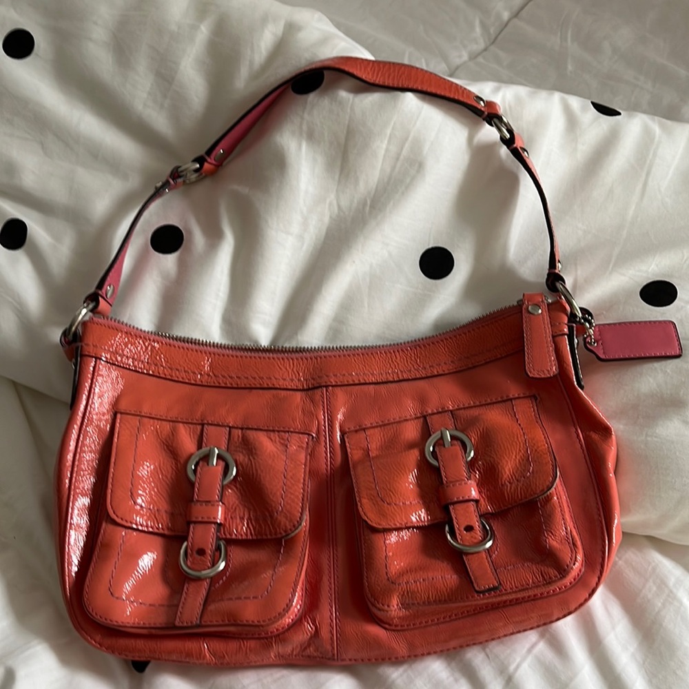 Coach pink purse. Used